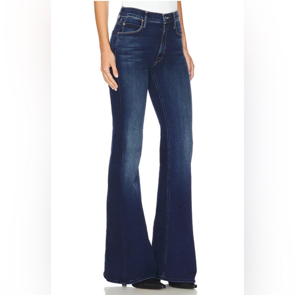 NWT! MOTHER The Doozy Wide Leg Jeans in Uncharted Waters